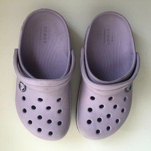 Crocs Children Unisex Lavender Classic Sandals Slip On Size 12C